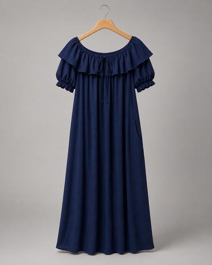 Leinenmisch-Sommerkleid