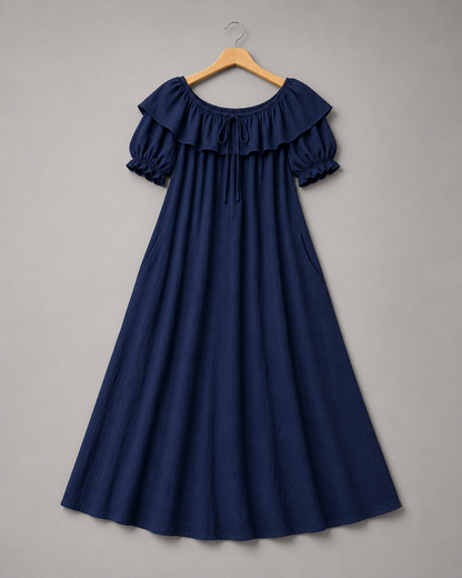 Leinenmisch-Sommerkleid