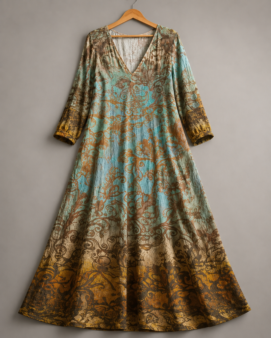 Schulterfreies Maxikleid