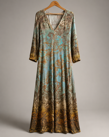 Schulterfreies Maxikleid
