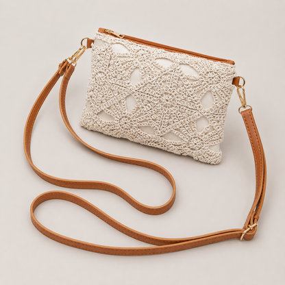 Crochet Lace Crossbody side view