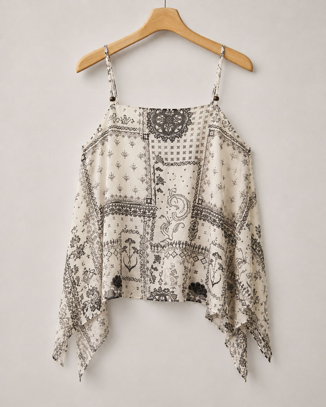 Bluse mit Puffärmeln und eckigem Ausschnitt